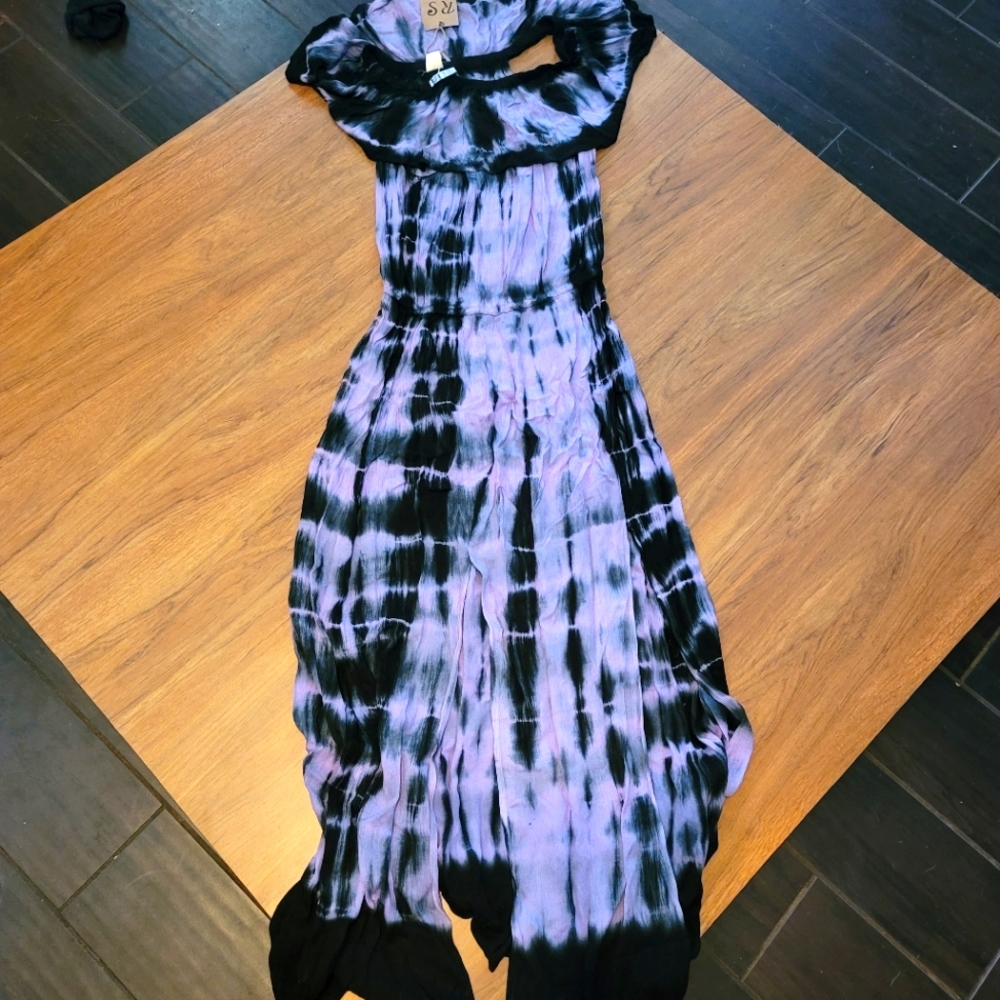 Purple maxi dress